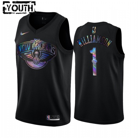 Dres New Orleans Pelicans Zion Williamson 1 Iridescent HWC Collection Swingman - Dječji